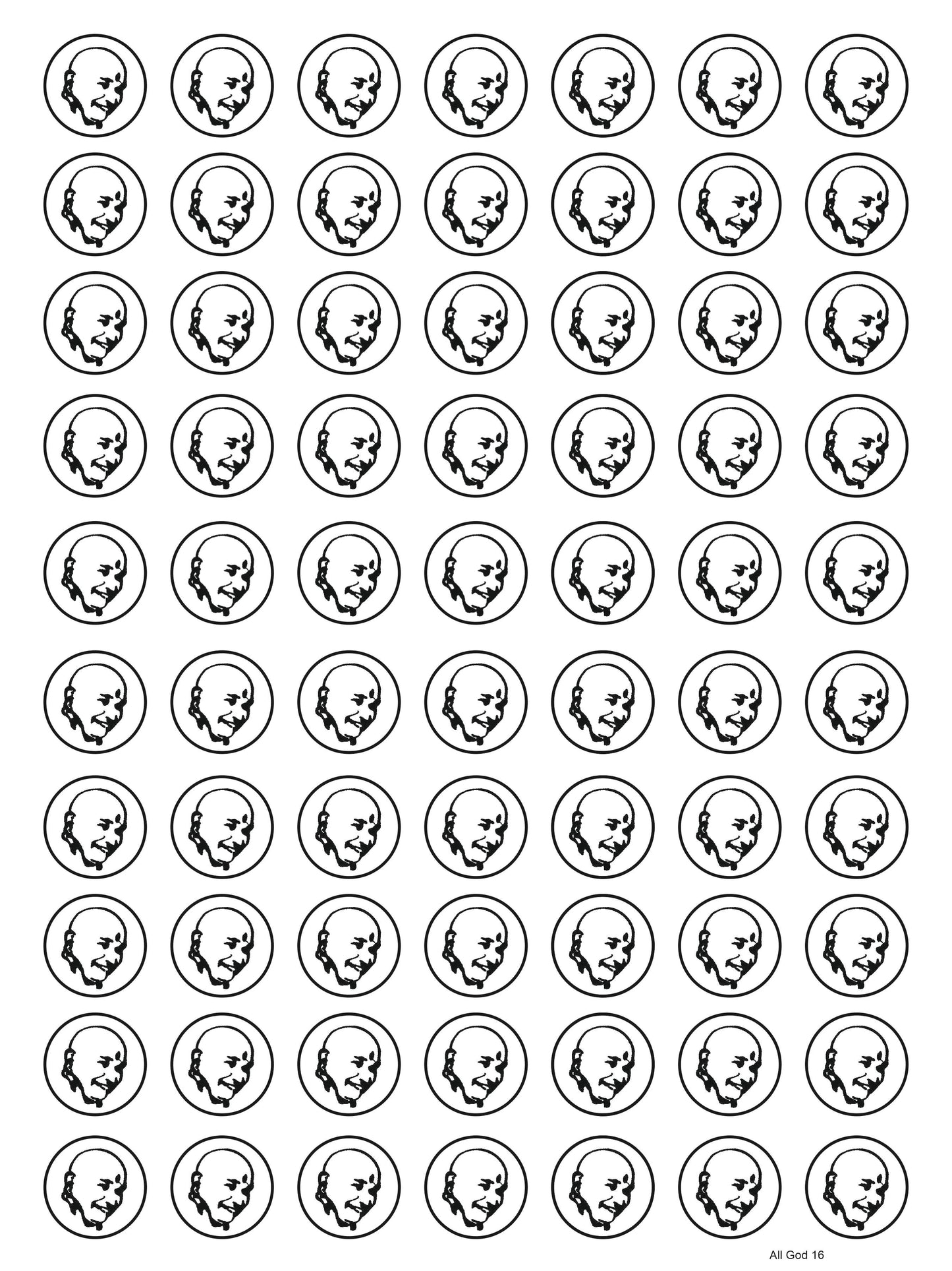 All God 16 A4 Size