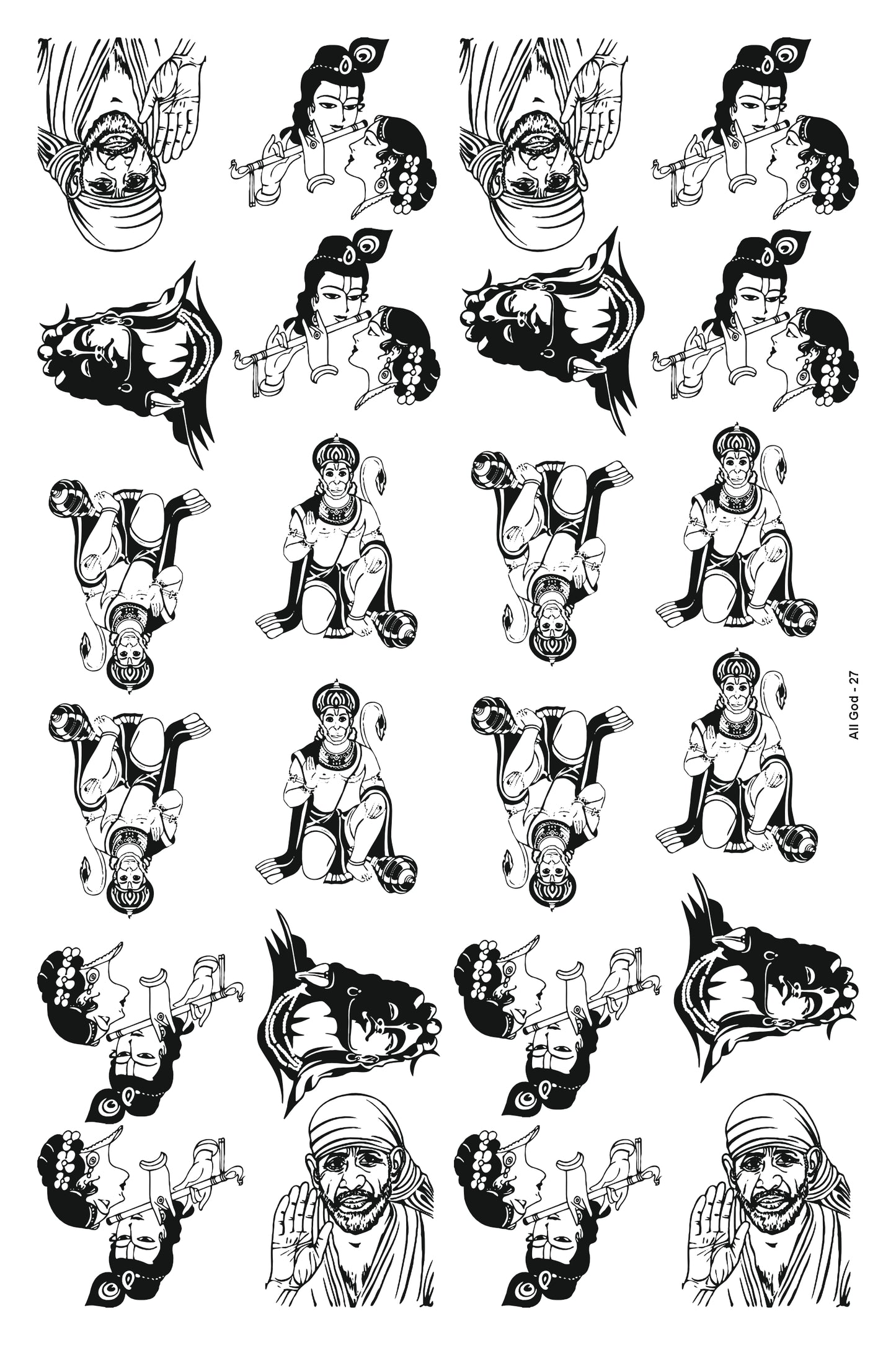 All God 27 A4 Size