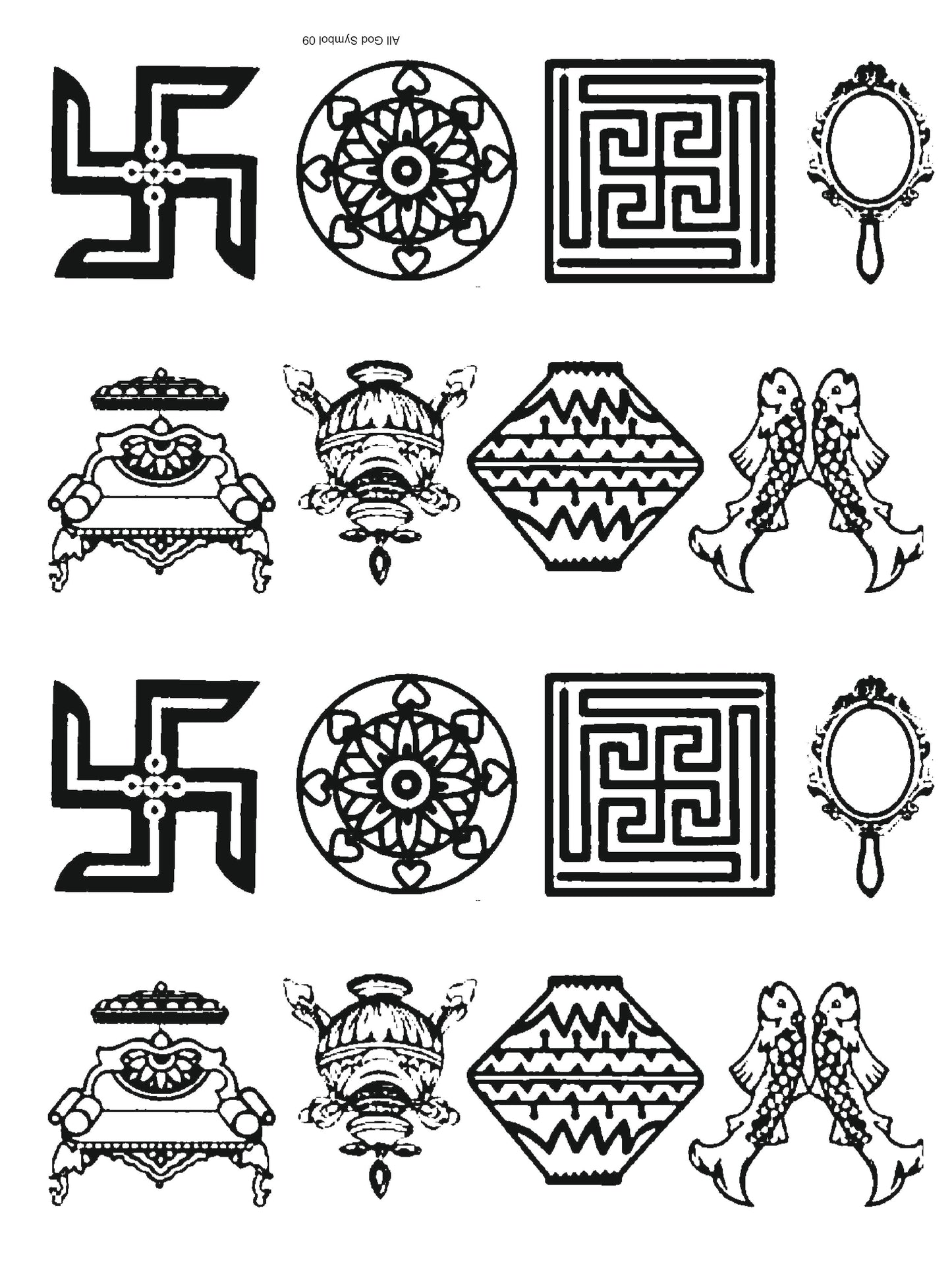 All God Symbols 09 A4 Size