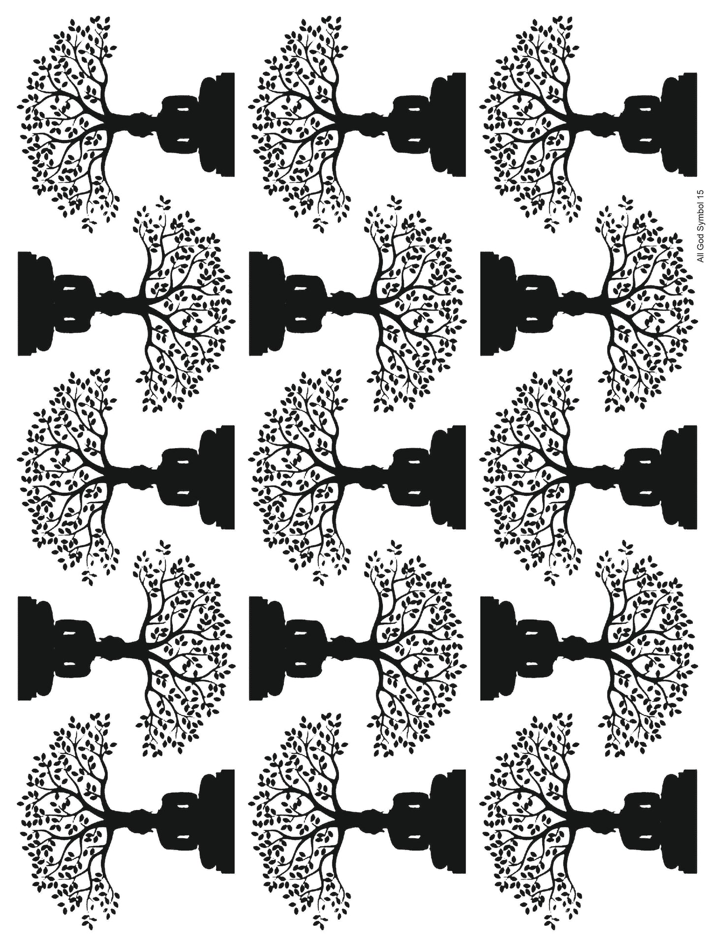 All God Symbols 15 A4 Size