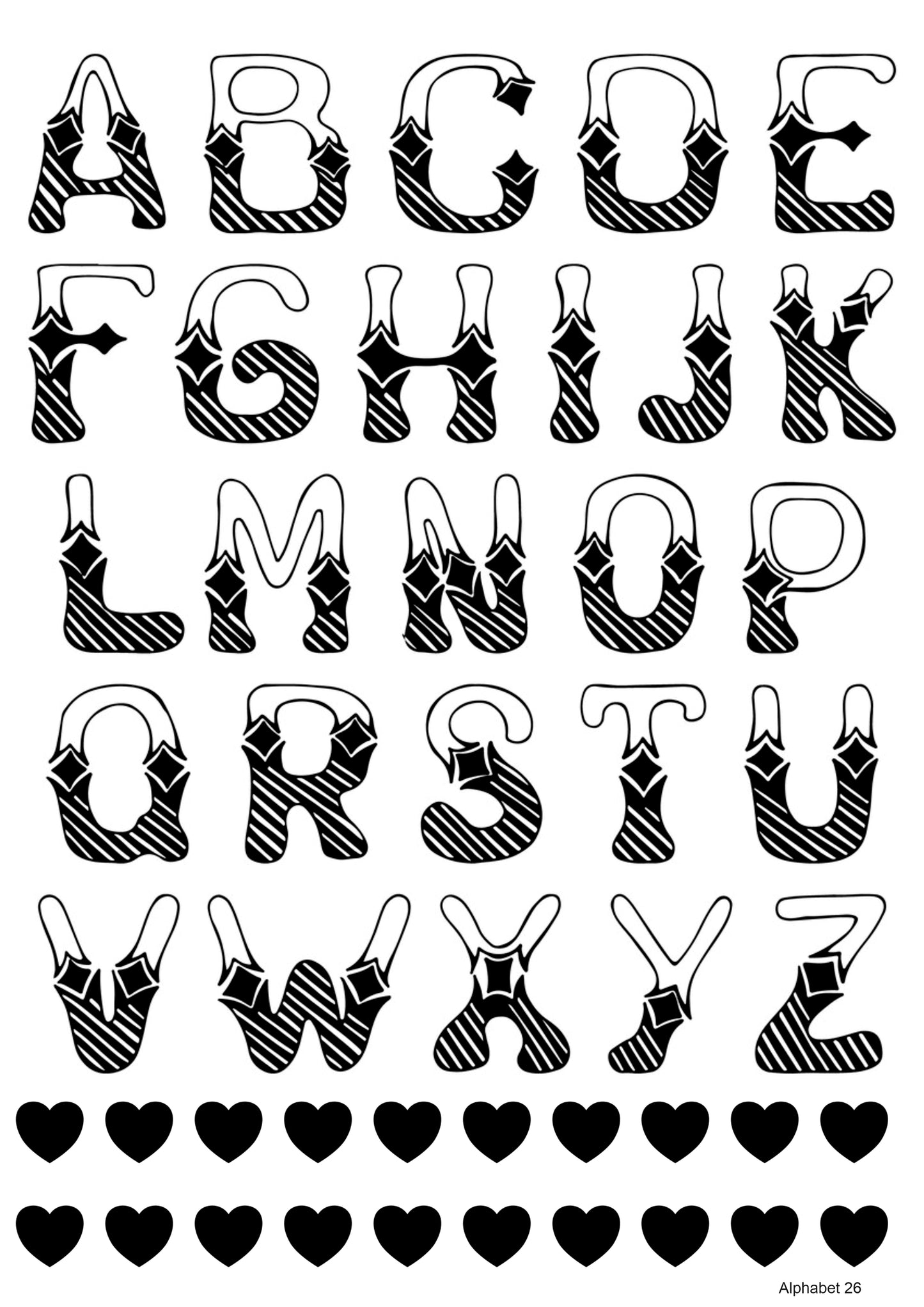 Alphabet 26 A5 Size