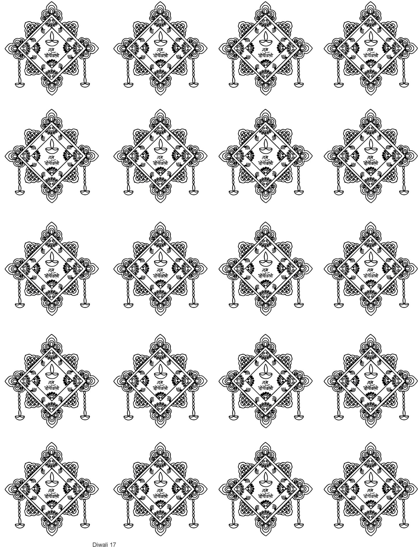 Diwali 17 A5 Size
