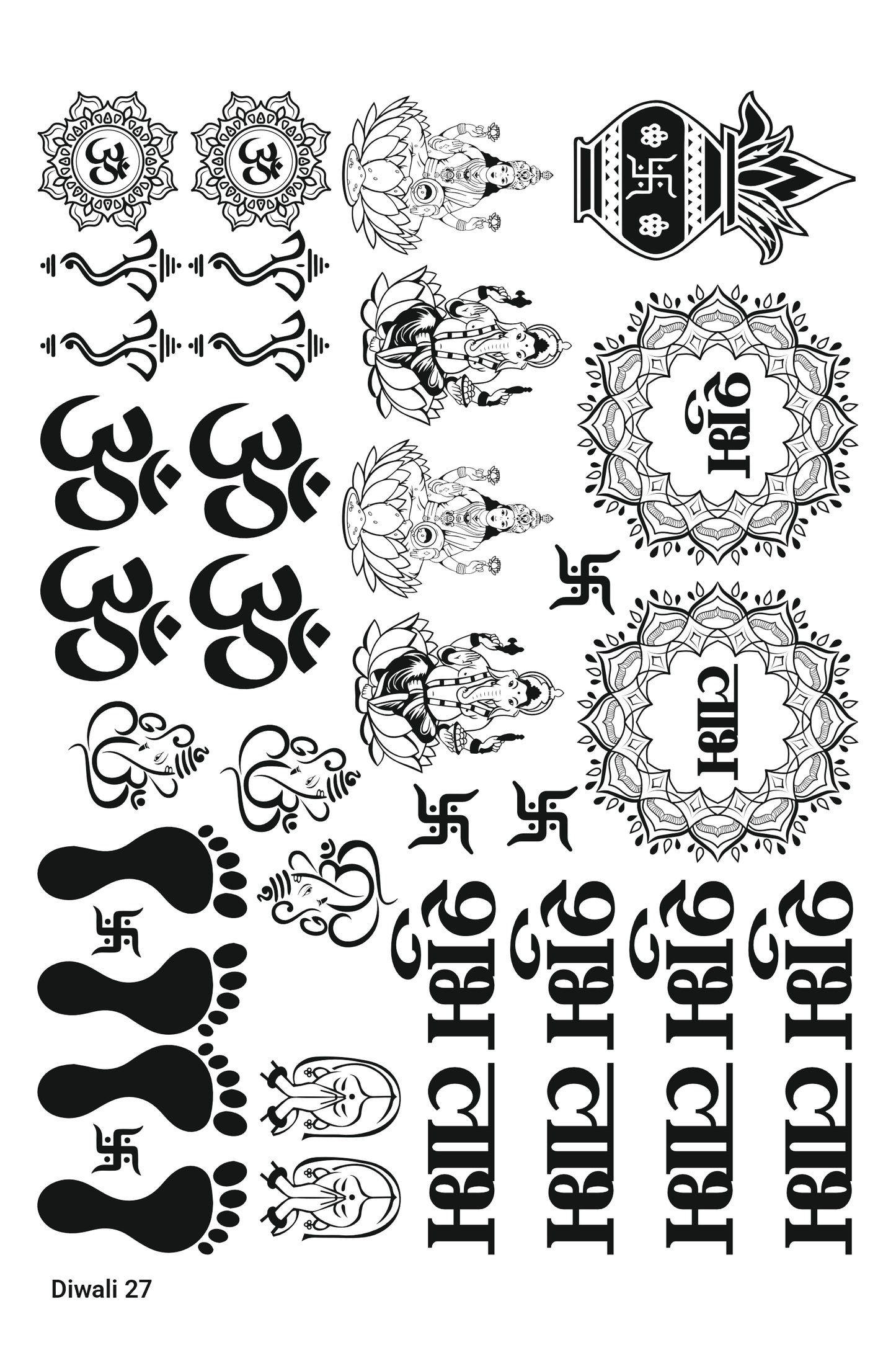 Diwali 27 A4 Size