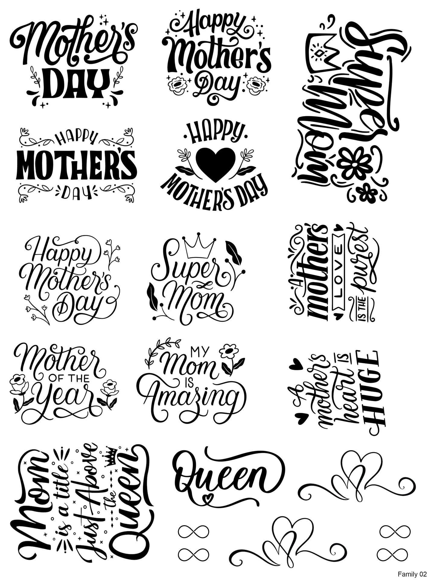 Family 02 A4 Size