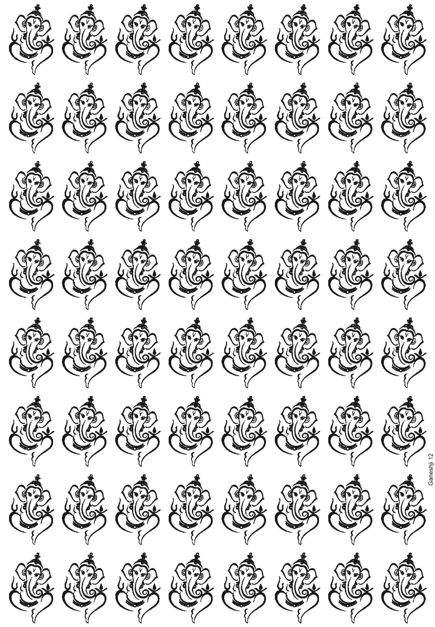 Ganeshji 12 A4 Size