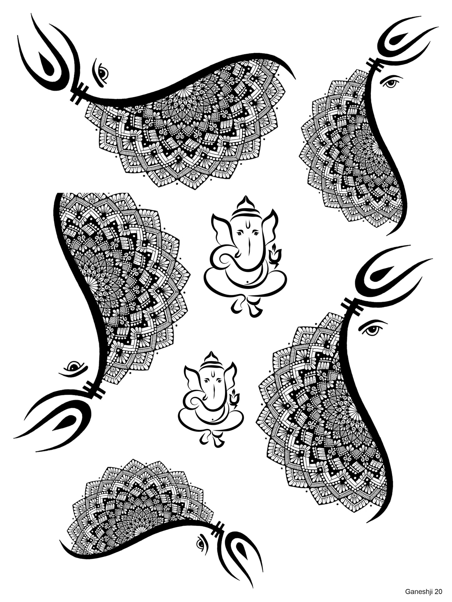 Ganeshji 20 A4 Size
