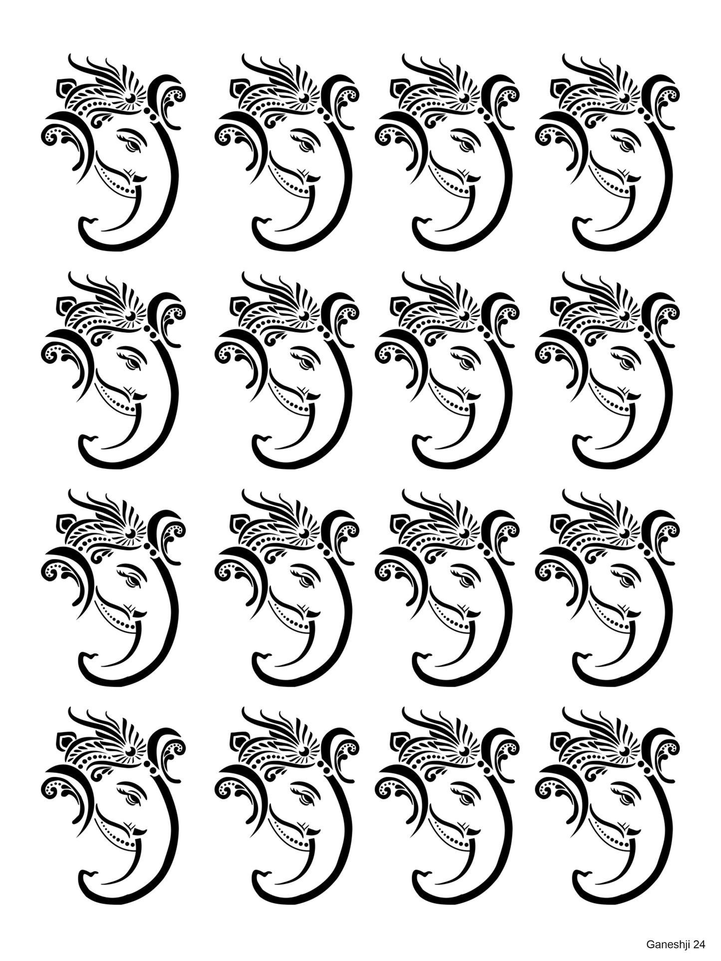 Ganeshji 24 A4 Size
