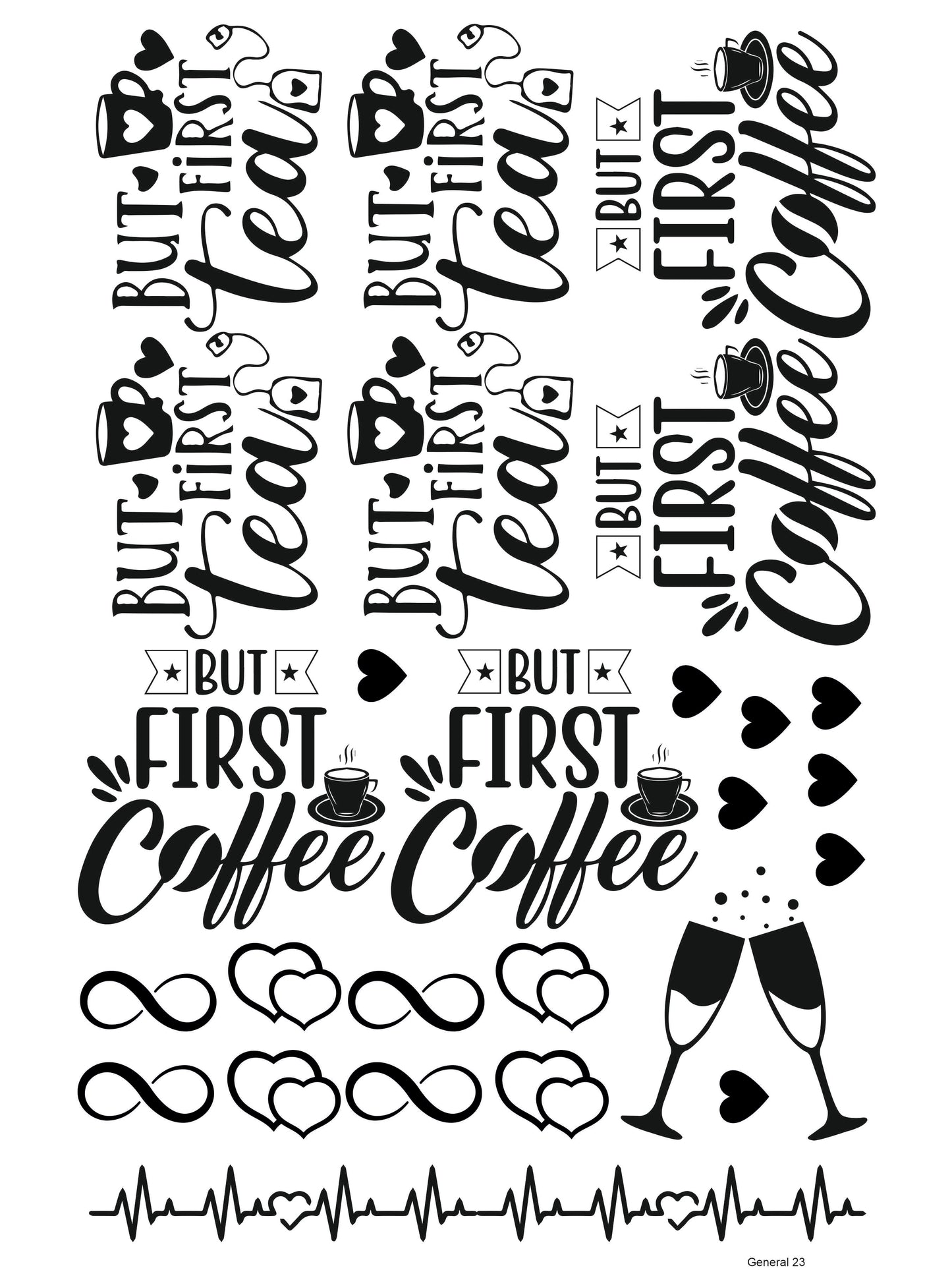 Tea & Coffee 05 A4 Size