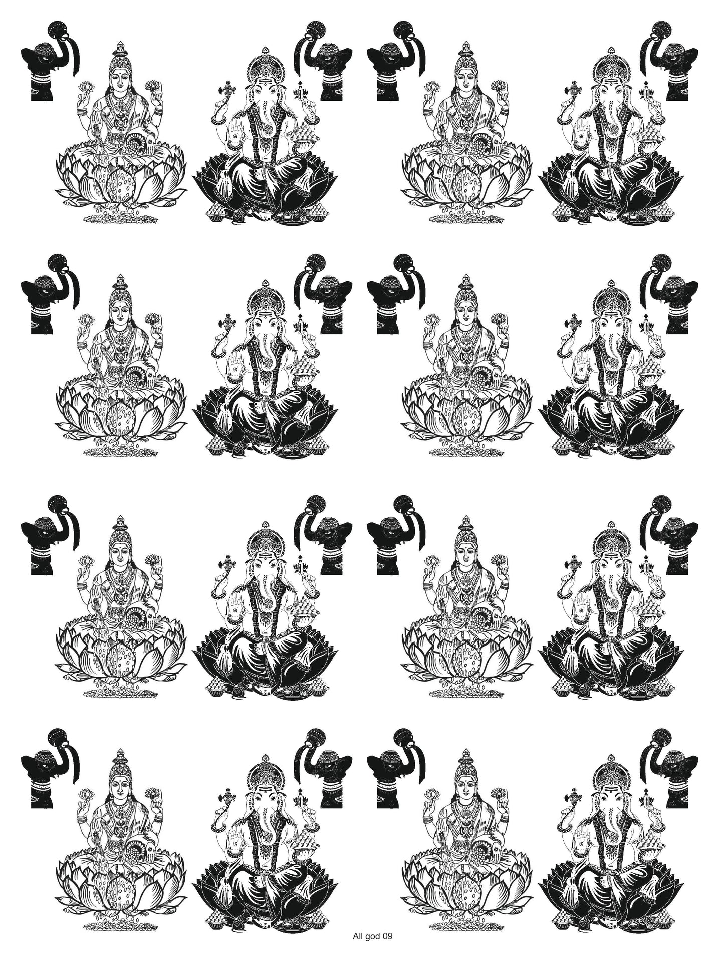 All God 09 A4 Size