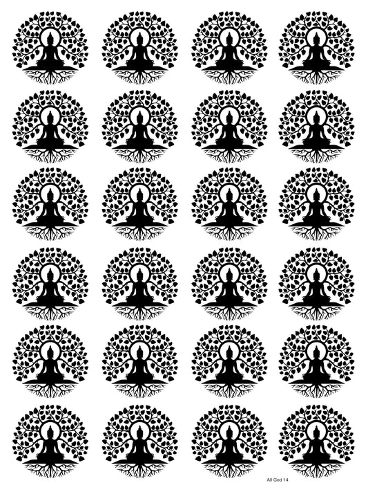 All God 14 A4 Size