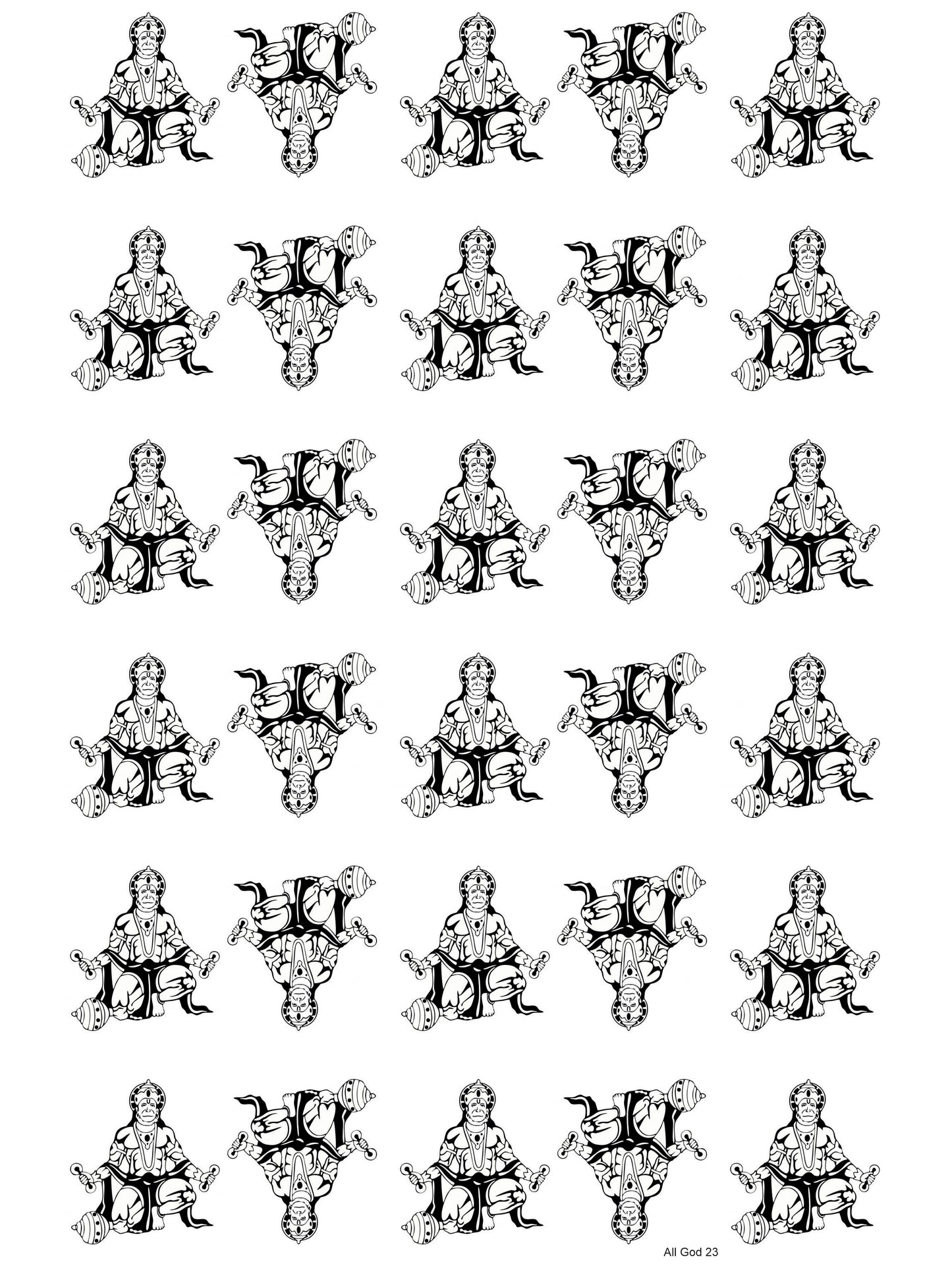 All God 23 A4 Size