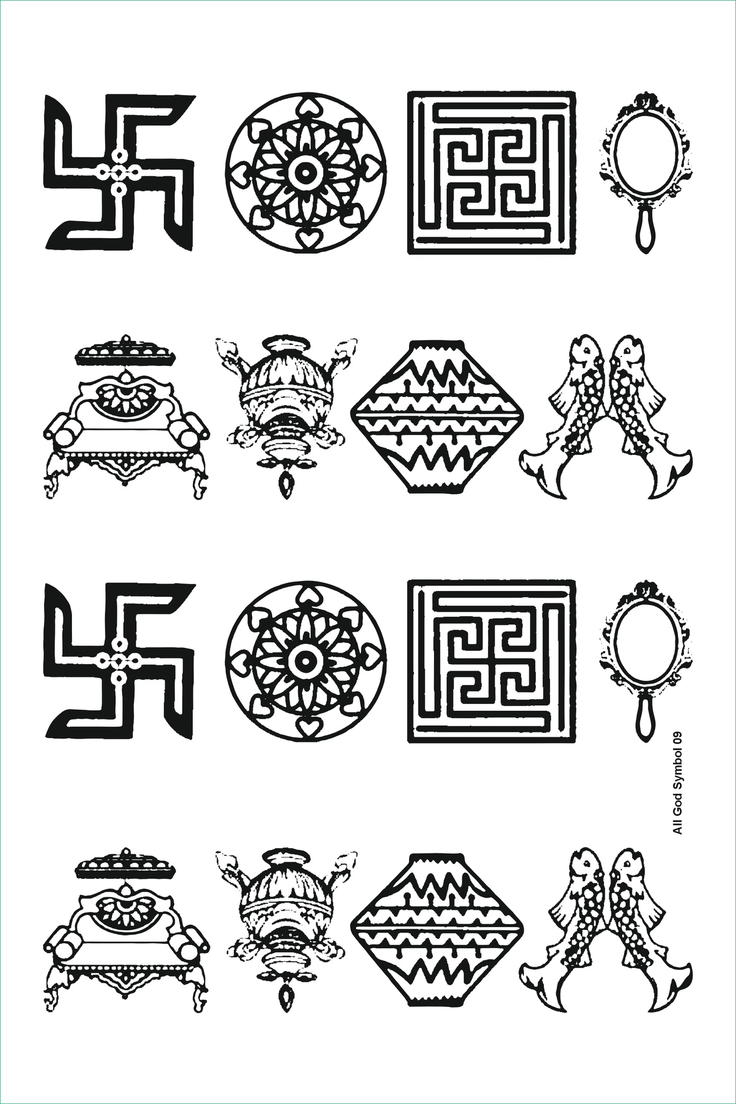 All God Symbols 09 A5 Size