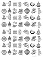 All God Symbols 10 A4 Size