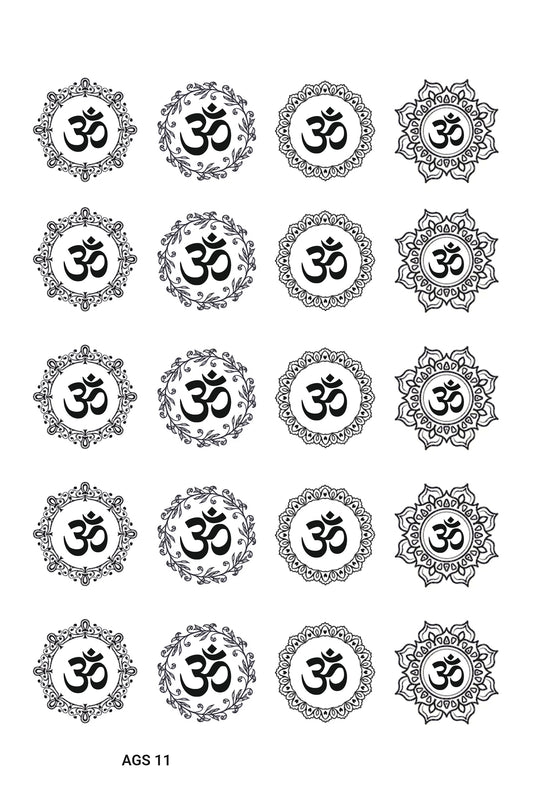 All God Symbols 11 A5 Size