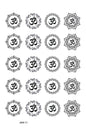 All God Symbols 11 A5 Size