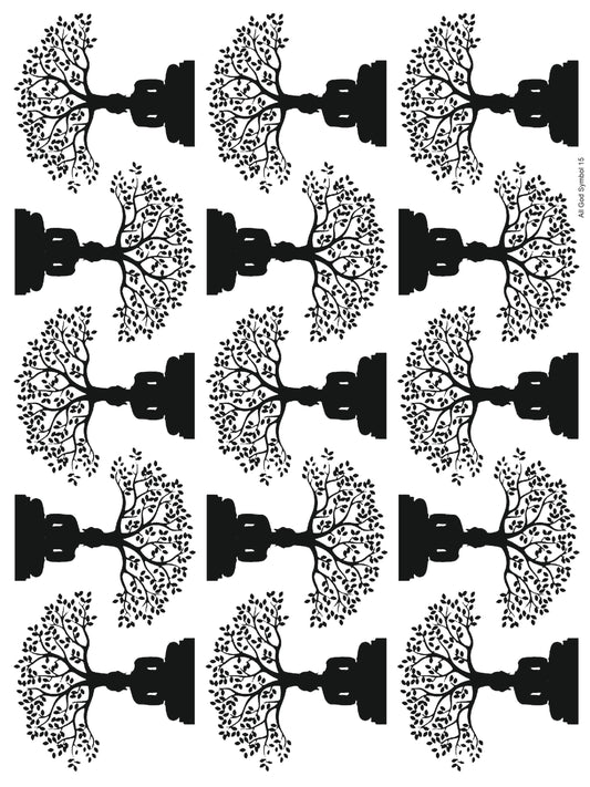 All God Symbols 15 A5 Size