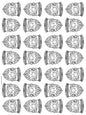 All God Symbols 18 A5 Size