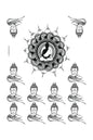 All God Symbols 19 A5 Size