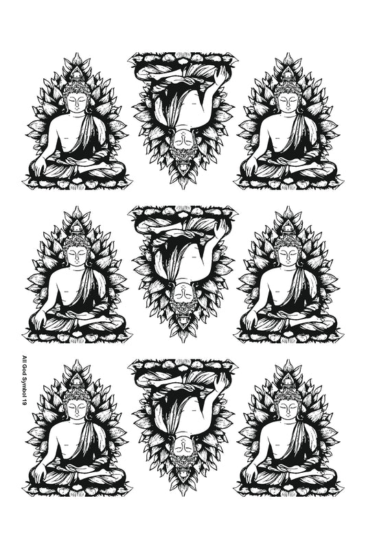 All God Symbols 19 A4 Size