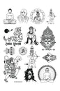 All God Symbols 20 A5 Size