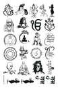 All God Symbols 24 A5 Size