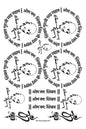 All God Symbols 25 A5 Size