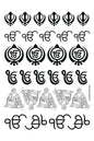 All God Symbols 27 A4 Size
