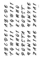 Alphabet 04 A4 Size