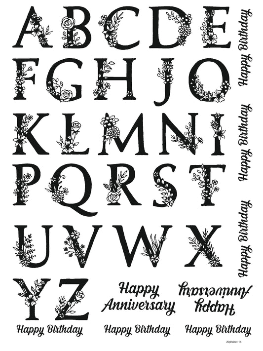 Alphabet 14 A5 Size