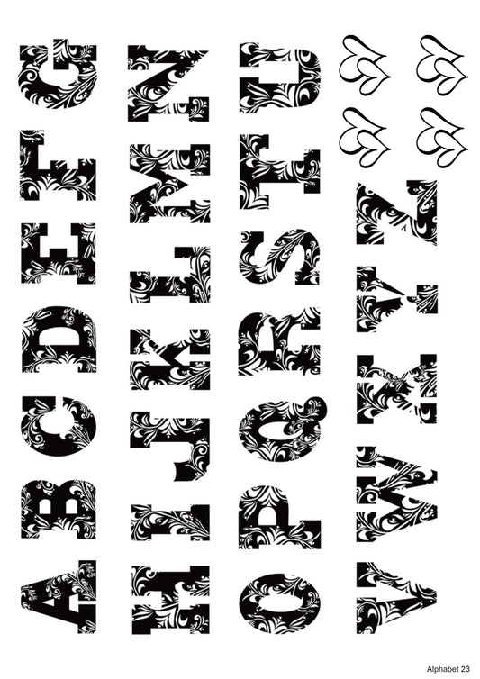 Alphabet 23 A5 Size