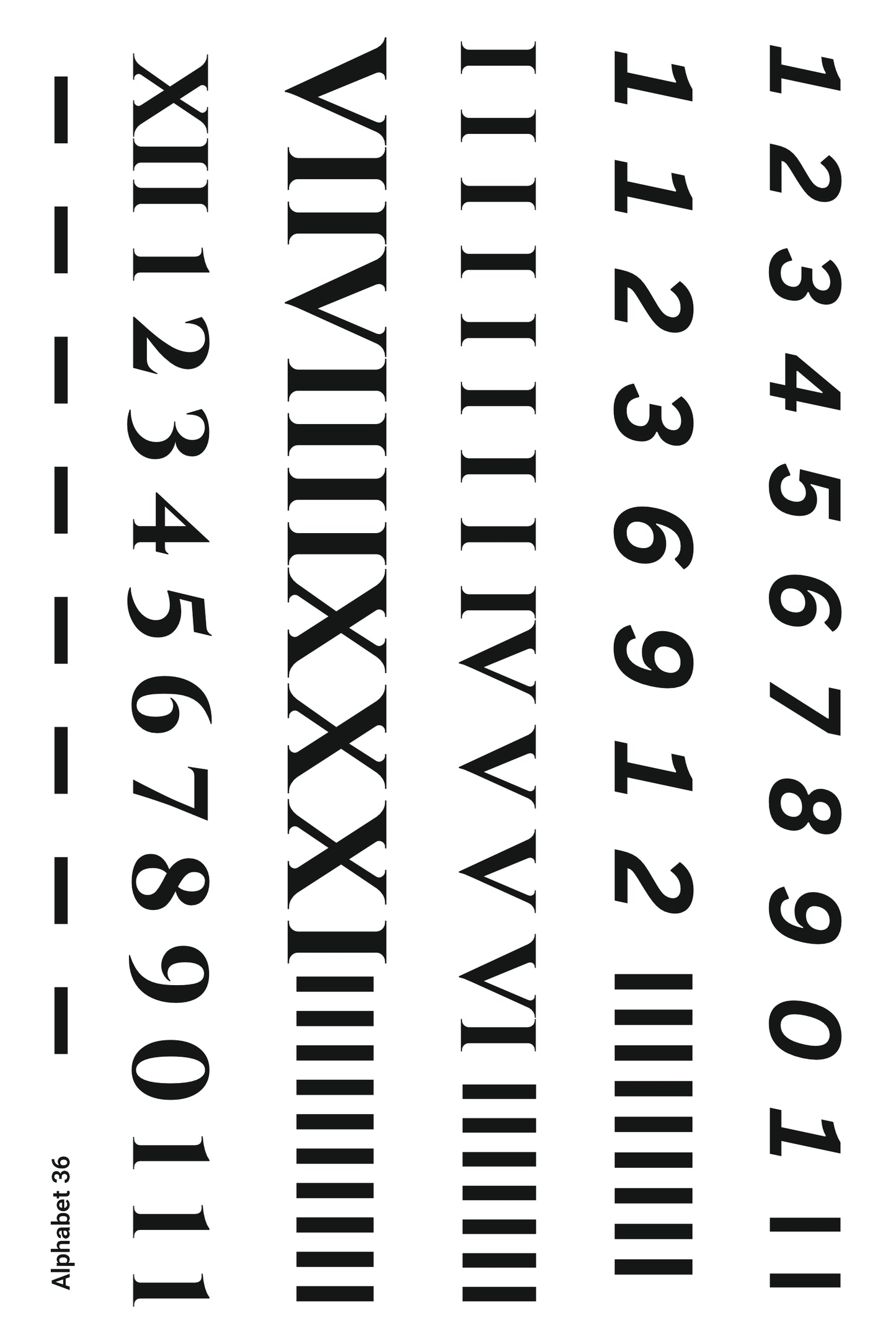 Alphabet 36 A4 Size
