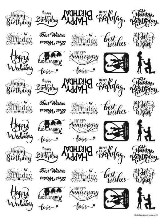 Birthday & Anniversary 01 A5 Size
