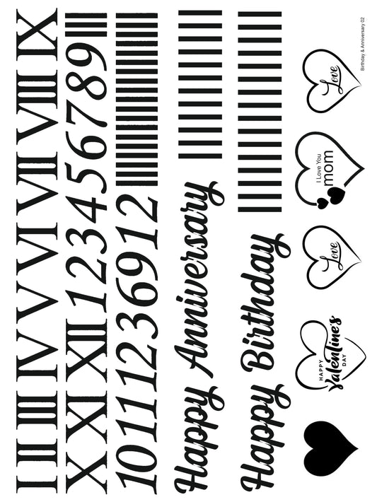 Birthday & Anniversary 02 A4 Size