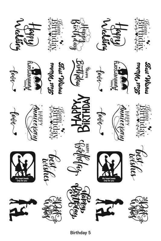 Birthday & Anniversary 06 A4 Size