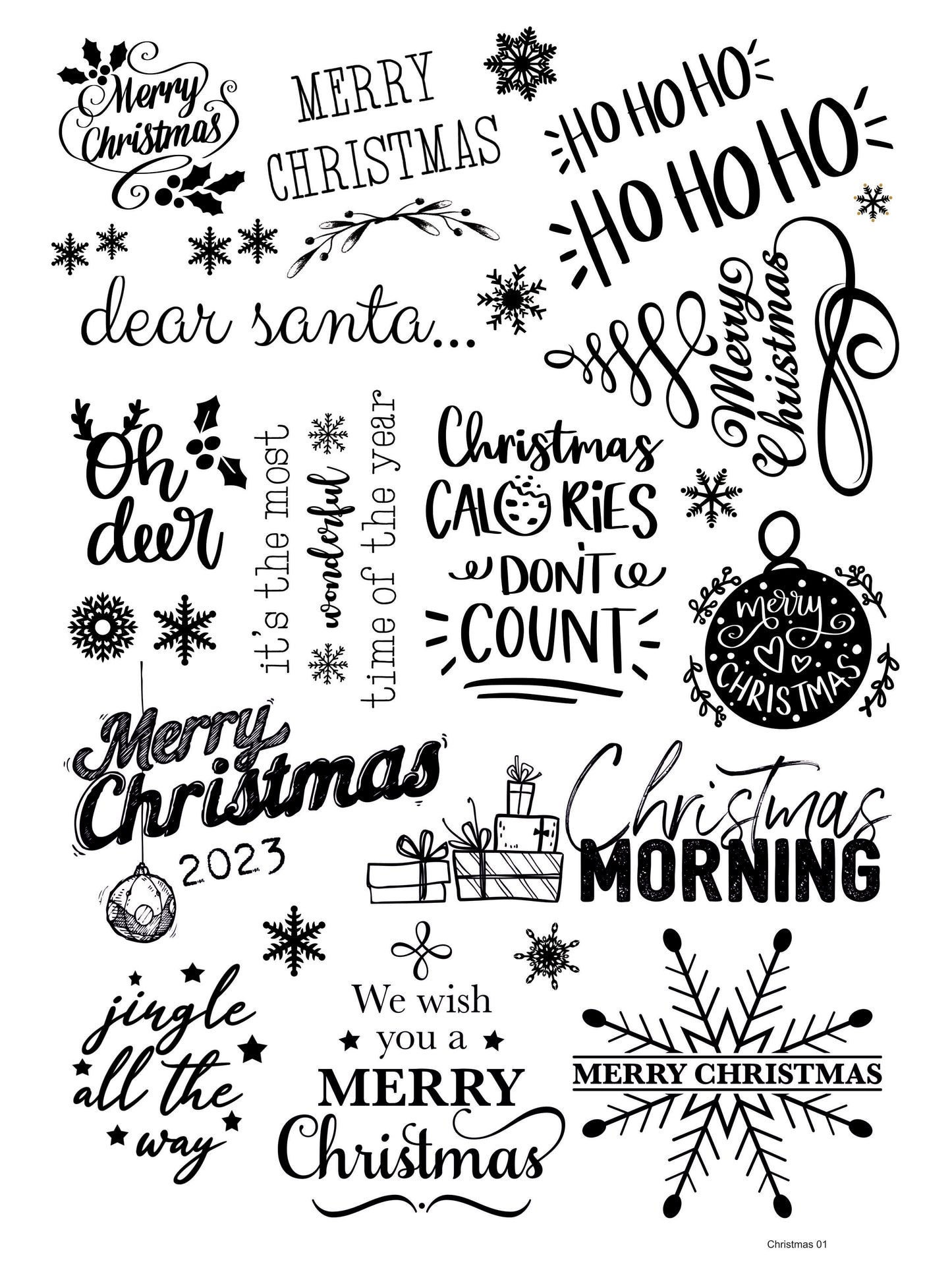 Christmas 01 A5 Size