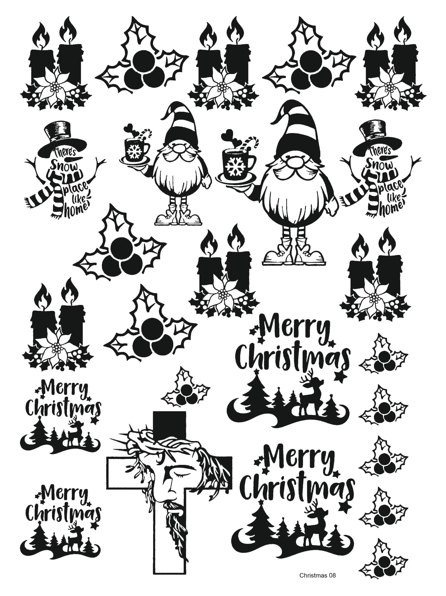 Christmas 08 A5 Size