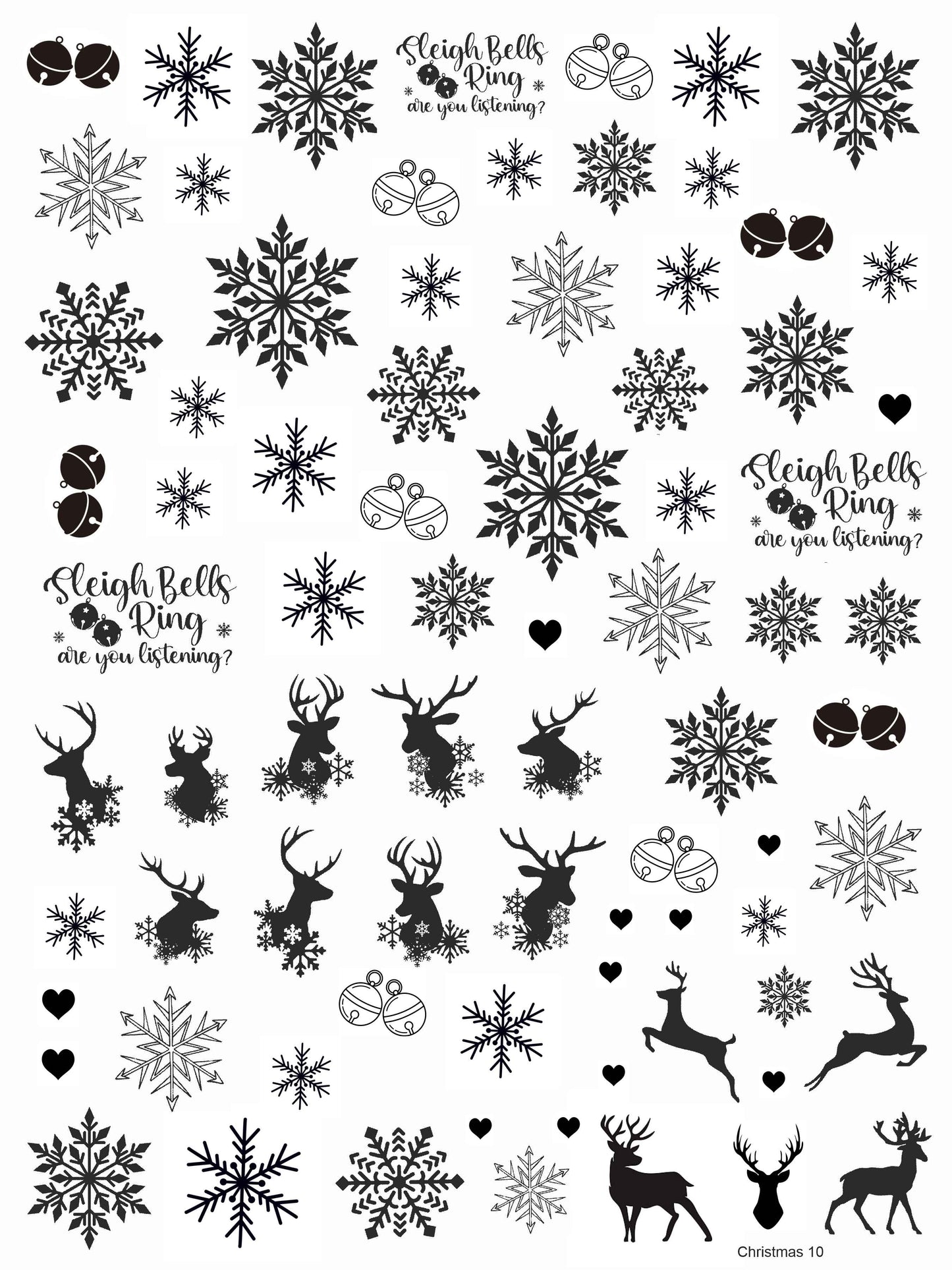 Christmas 10 A4 Size