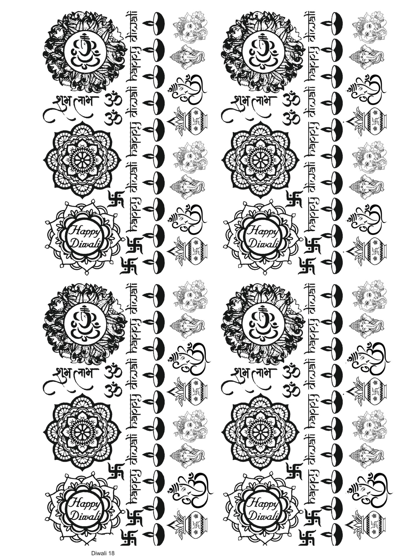 Diwali 18 A4 Size