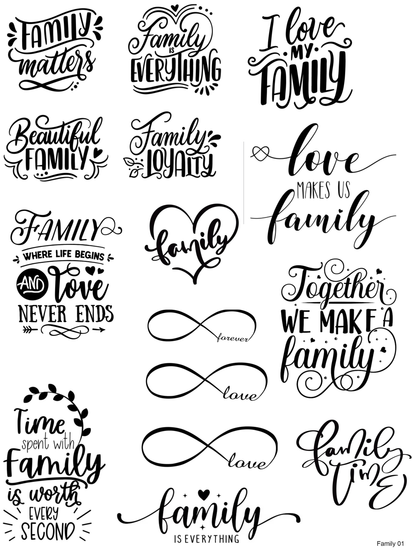 Family 01 A5 Size