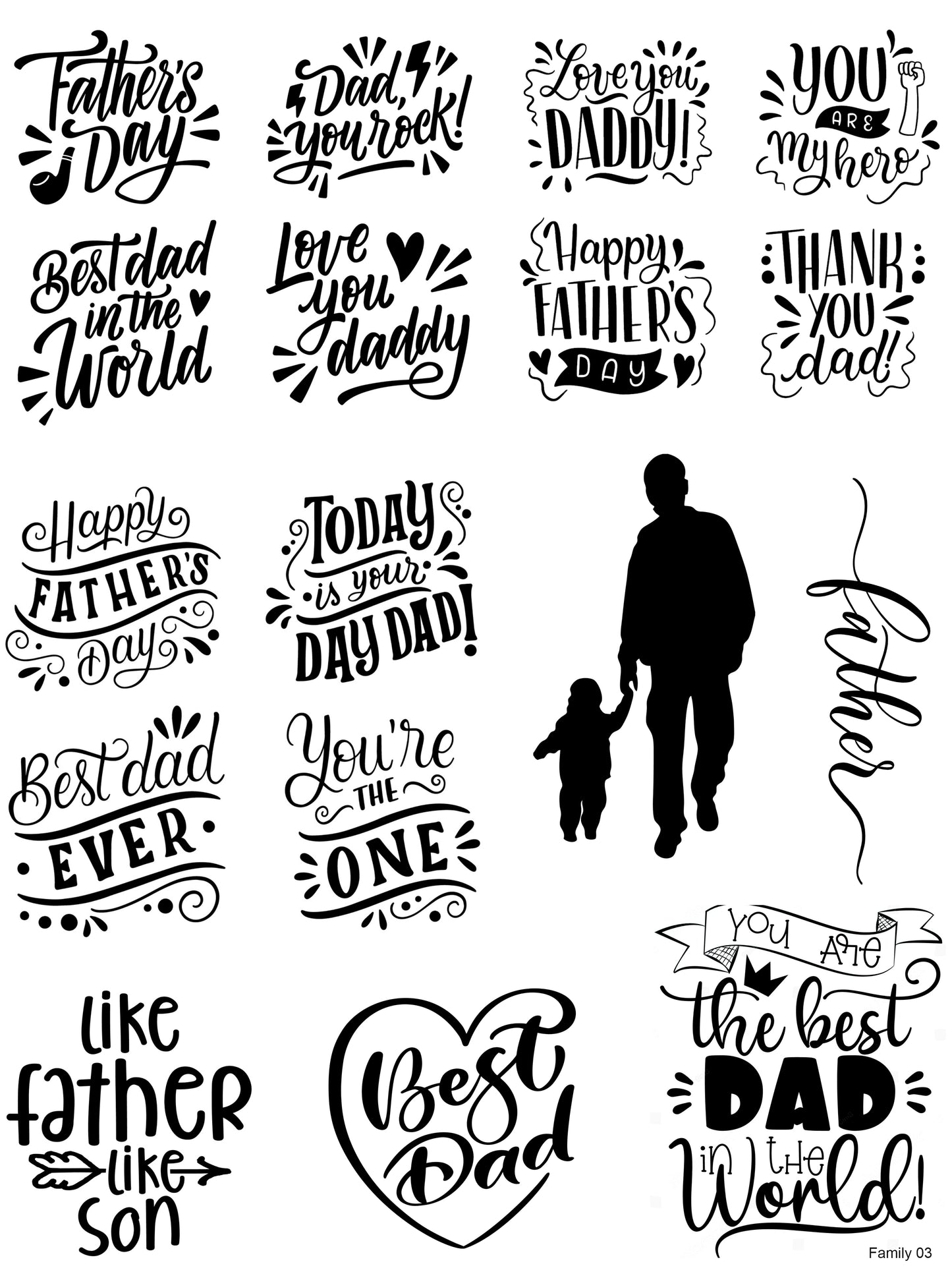 Family 03 A4 Size