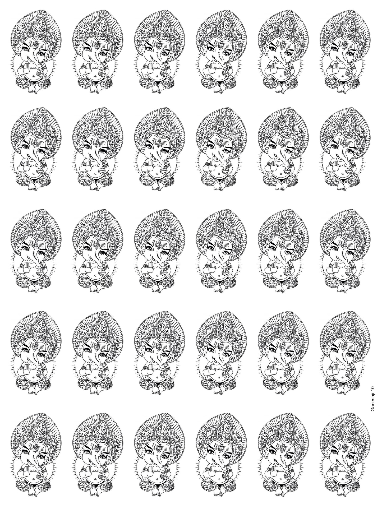 ganeshjii 10 A5 Size