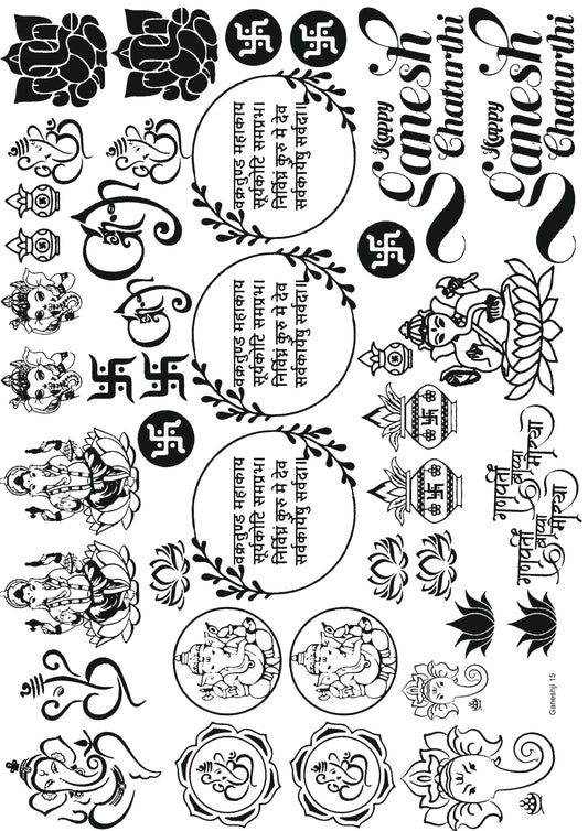 Ganeshji 15 A4 Size
