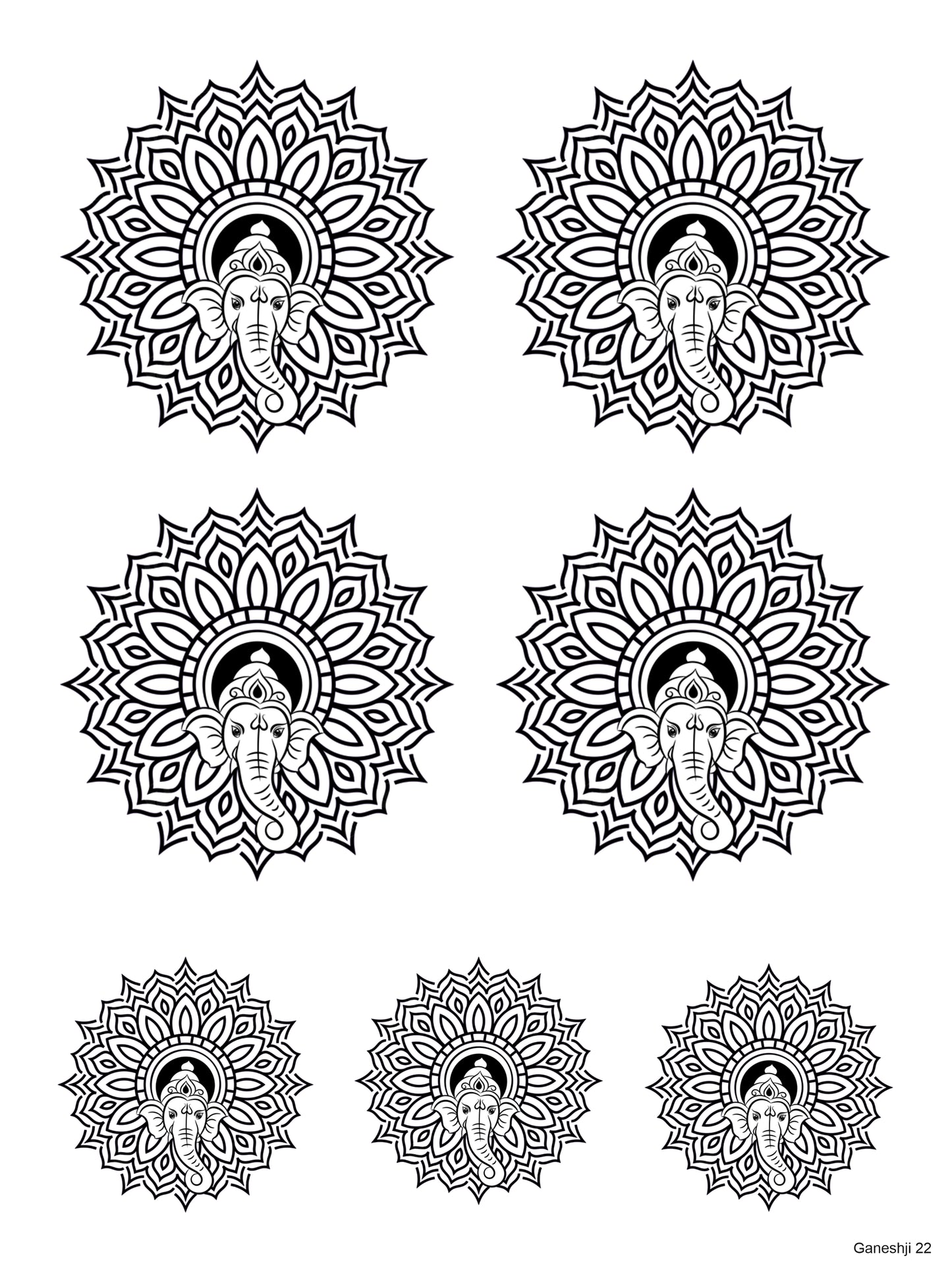 Ganeshji 22 A4 Size