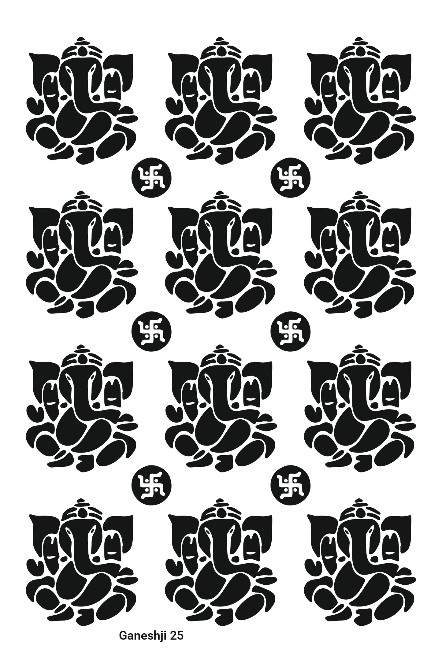 Ganeshji 25 A4 Size