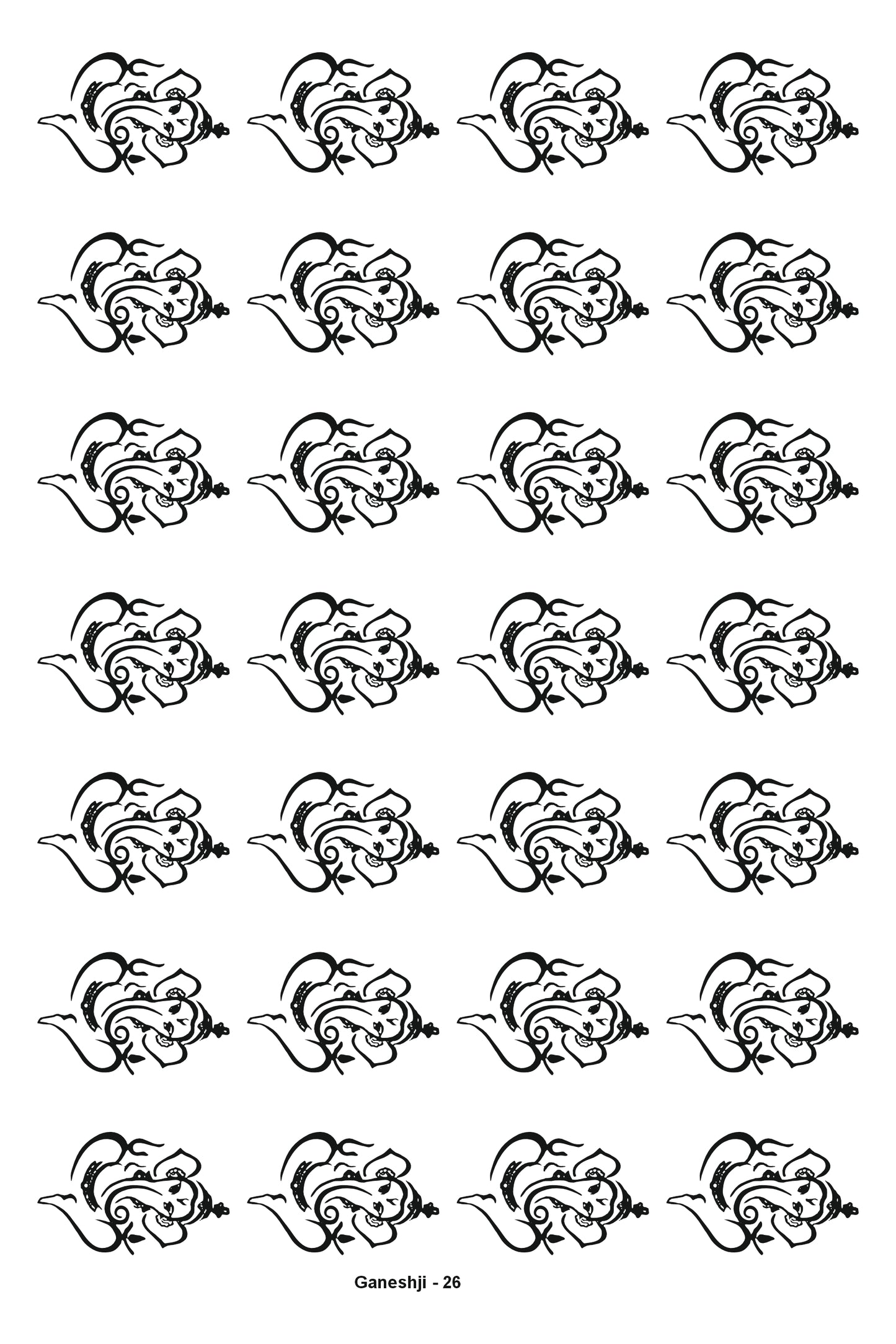 Ganeshji 26 A4 Size