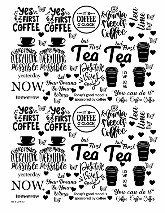 Tea & Coffee 02 A5 Size