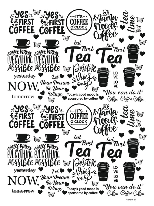Tea & Coffee 02 A4 Size