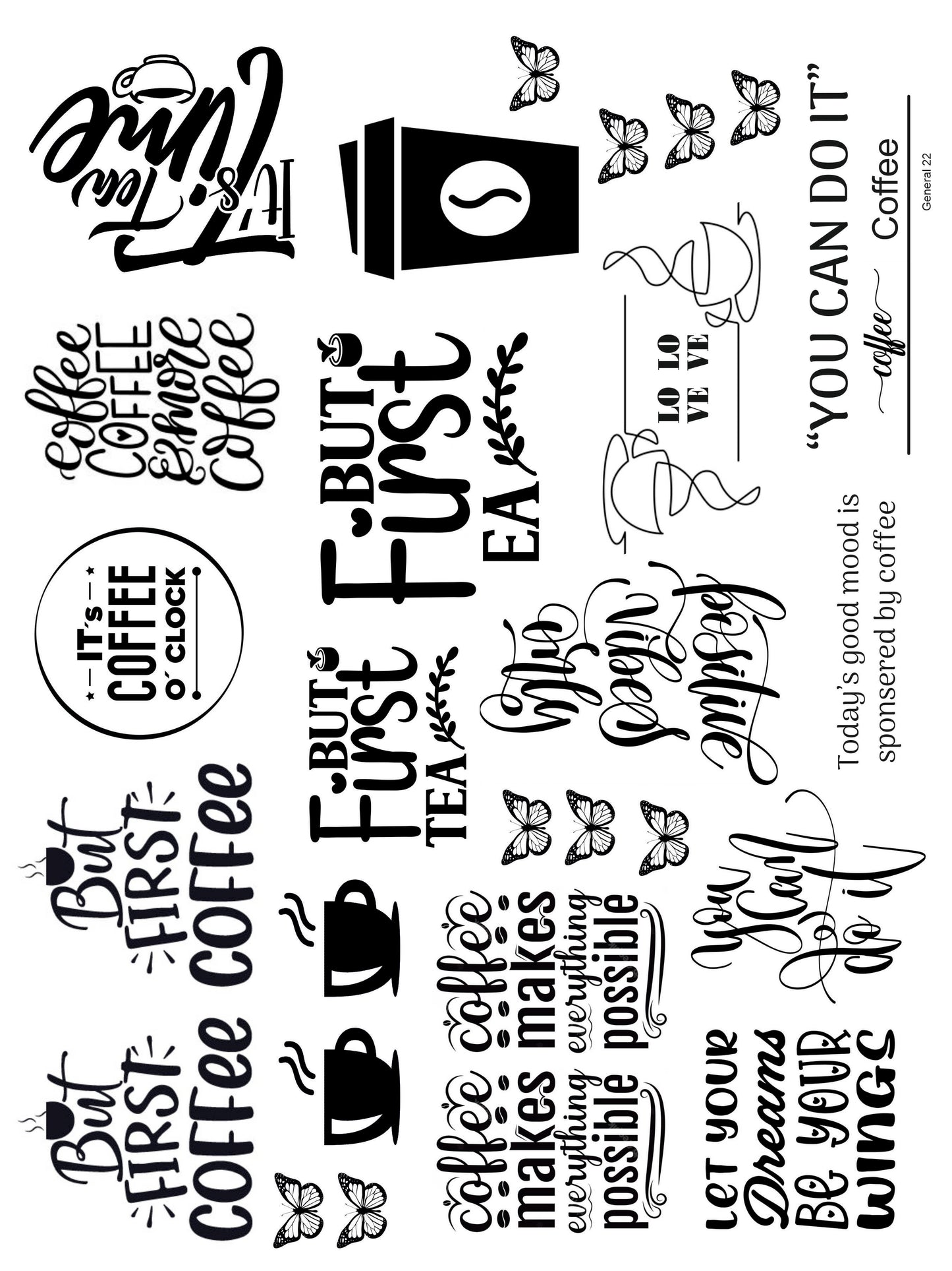 Tea & Coffee 03 A4 Size