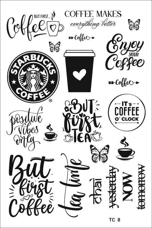 Tea & Coffee 08 A4 Size