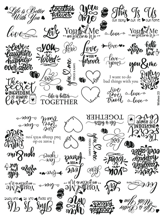Wishes 23 A4 Size
